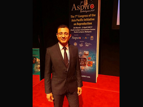 Dr Rajeev Agarwal speaking at the 7th ASPIRE conference